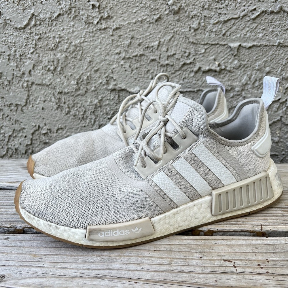 adidas Shoes Men Size 12 NMD R1 Wonder Sneakers Biege
